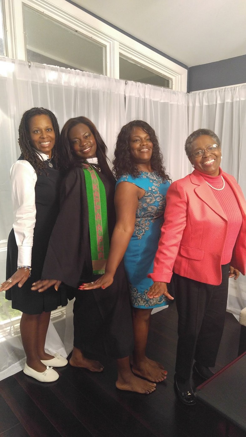 me with my aunt, mom, and grandmother