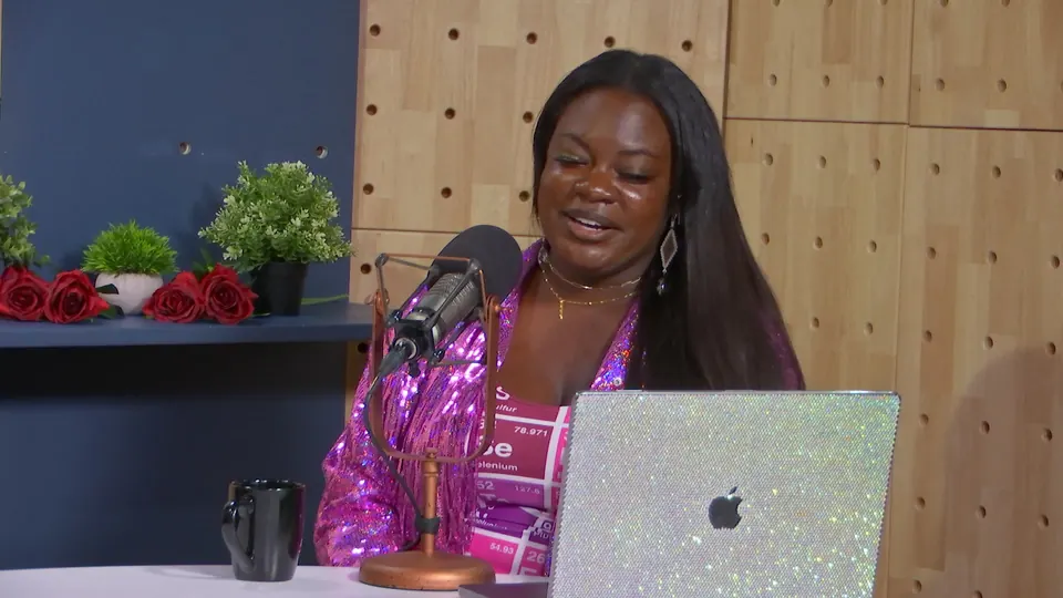 Dr. Raven Baxter in the studio